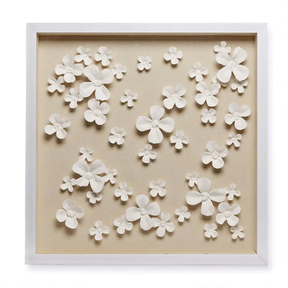 Dogwood in Bloom Shadow Box Wall Art - Wall Decor