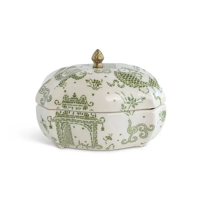 Dragon Pagoda Green Box - Box