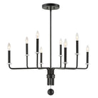 Ebony 8 Light Chandelier - Lighting