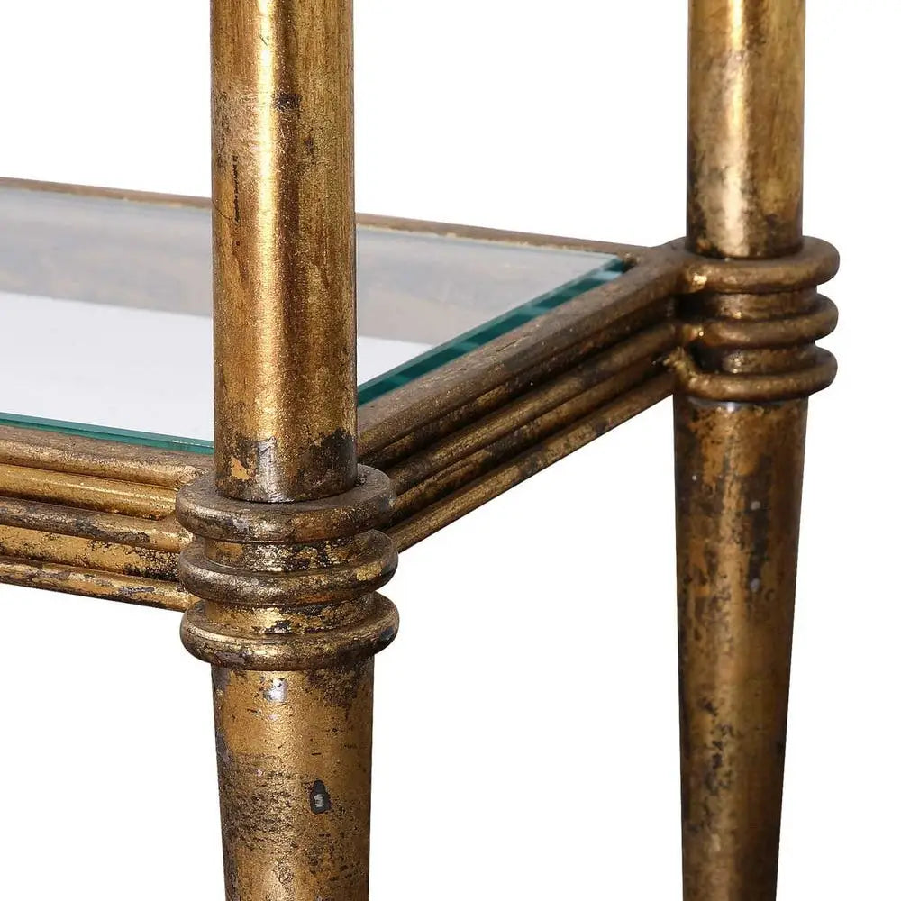 Elenio Gold Console Table - Console Table