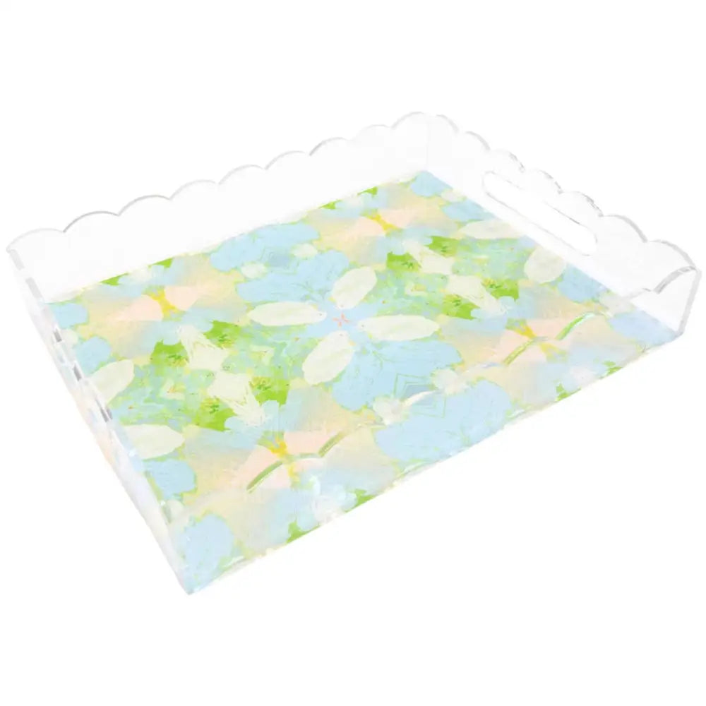 Elephant Falls Scalloped Tray Large - Large