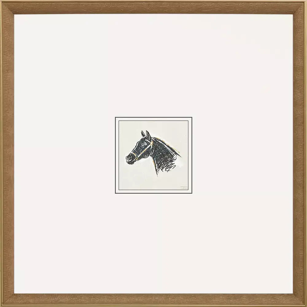 Equestrian Study Set of 2 - Artwork