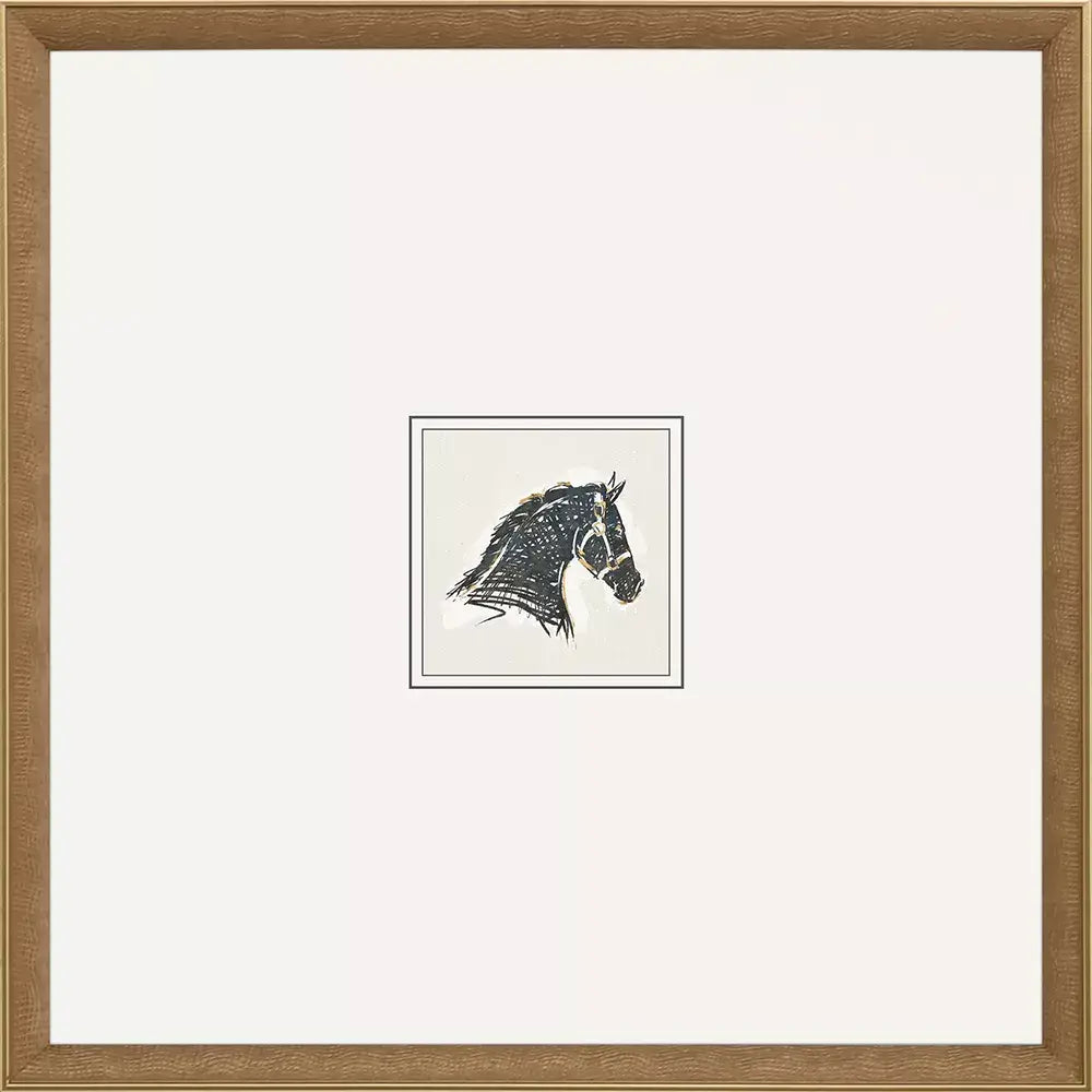 Equestrian Study Set of 2 - Artwork