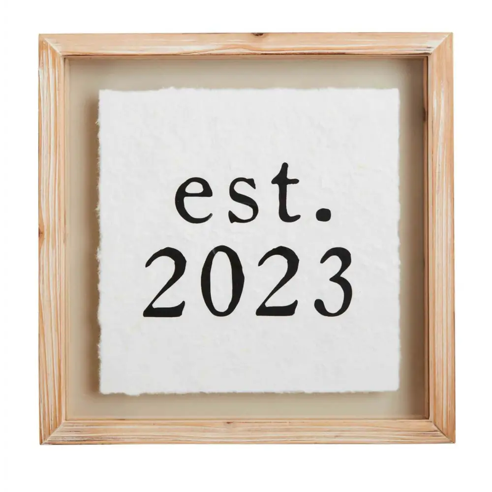 Est. 2023 Plaque - Gifts