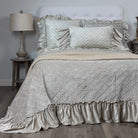 Estrella Quilt - Oyster - Twin Quilt - Bedding