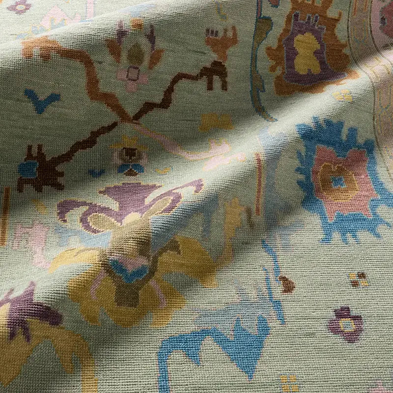 Everly Pink Hand-Knot Area Rug - Area Rug