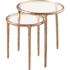 Evren Glass Round Nesting Tables - Accent Table