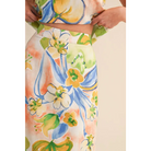 EXCLUSIVE FLORAL PRINT CROP TANK AND MIDI SKIRT SET MPST4719