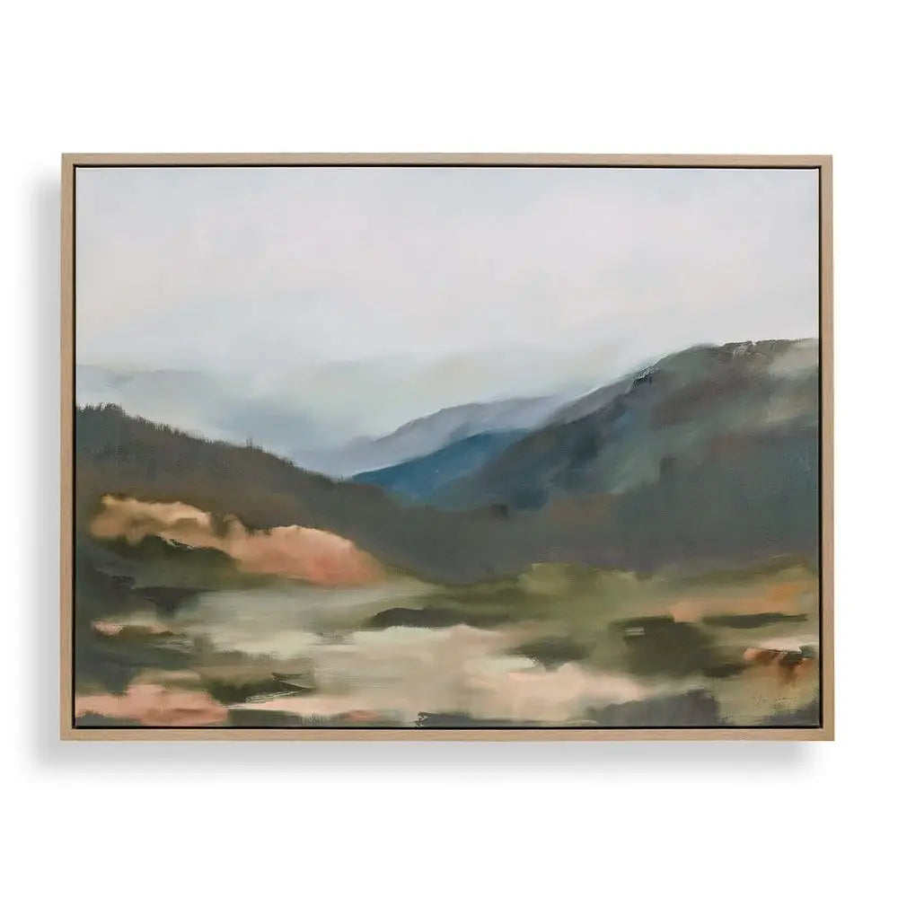 Fading Memory Framed Canvas - Artwork