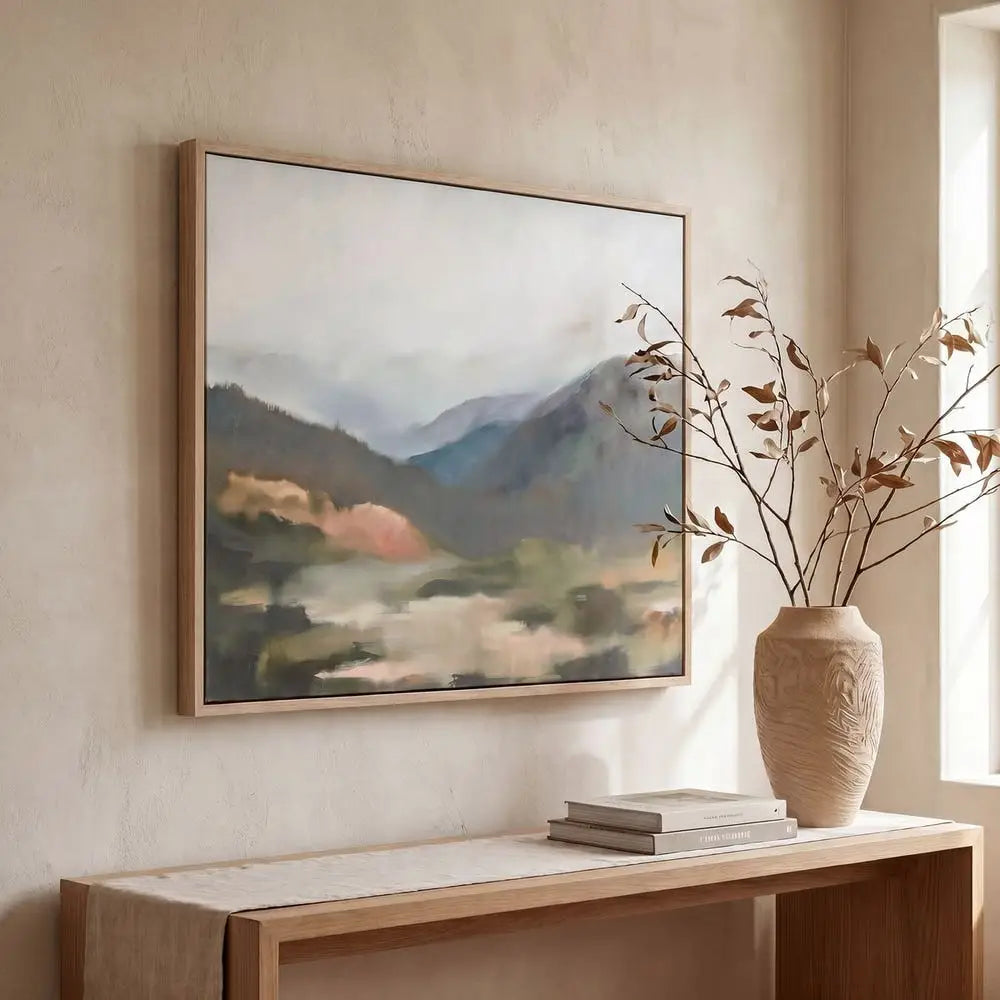 Fading Memory Framed Canvas - Artwork