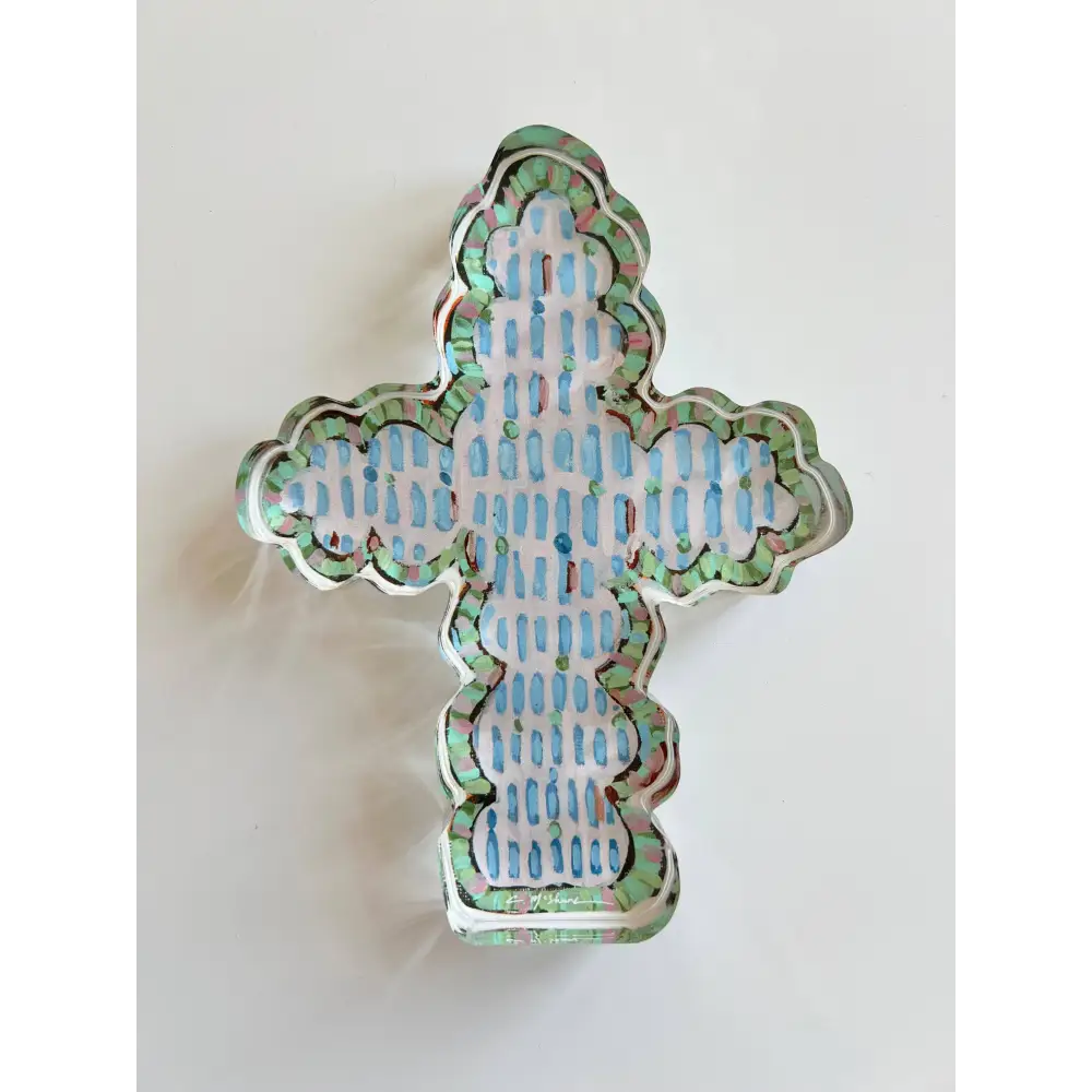 ’Faithful Cross I’ acrylic - Large Sheflie