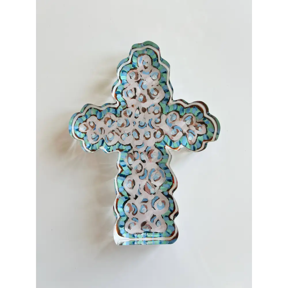 ’Faithful Cross II’ acrylic - Mini Shelfie