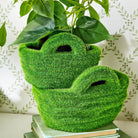 Faux Moss Baskets - Holidays