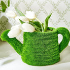 Faux Moss Watering Can - Holidays