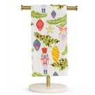 Festive Nutcracker Hand Towel White/Multi 20x28