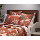 Fitzgerald Quilt Bedding - Brick - Euro Sham - Bedding