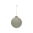 Flocked Ornament - Sage 4’’ - ornament