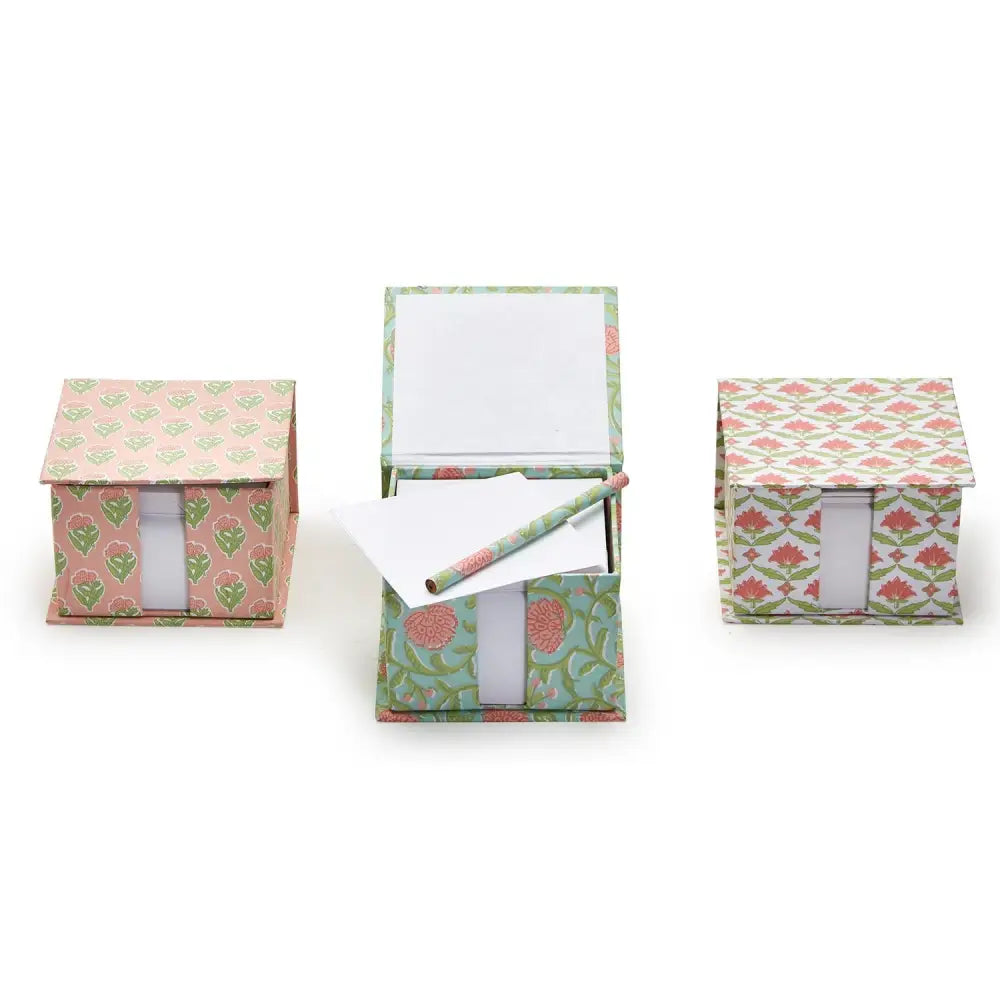 Floral Block Note Paper - Gifts