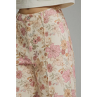 Floral Print Pants - Pants