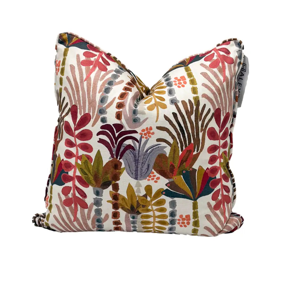 Floral Throw Pillow - PILLOWS