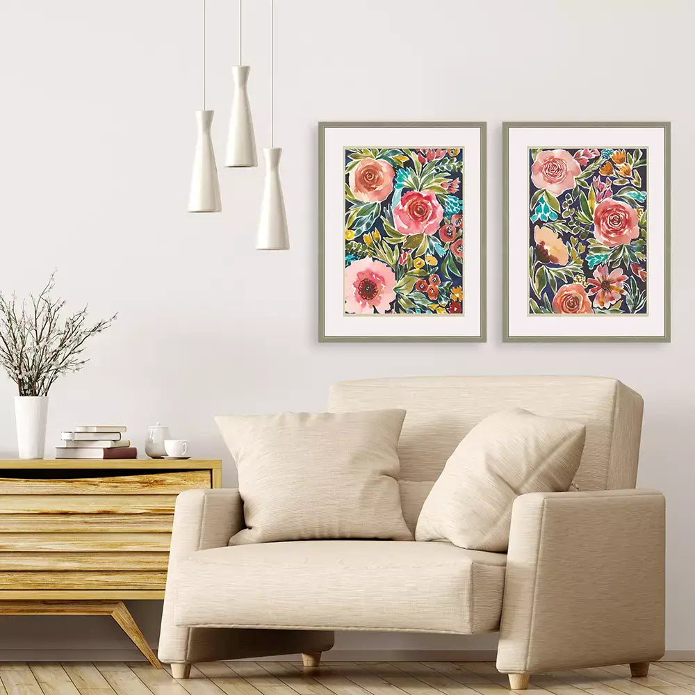 Flower Patch Set of 2 - 25’’Hx19’’W - ARTWORK