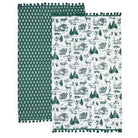 Forest Christmas Dish Towels Set of 2 - Christmas