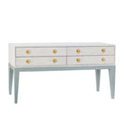 Four Drawer Wood Console - Console
