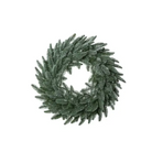 FROSTED NOBLE FIR WREATH - CHRISTMAS