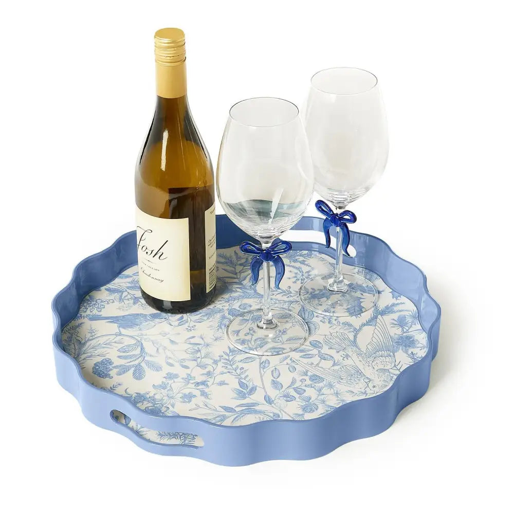 Gilded Cottage Scalloped Tray - Small - Tray