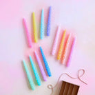 Glitterville Rainbow Tree Taper Candle - Christmas