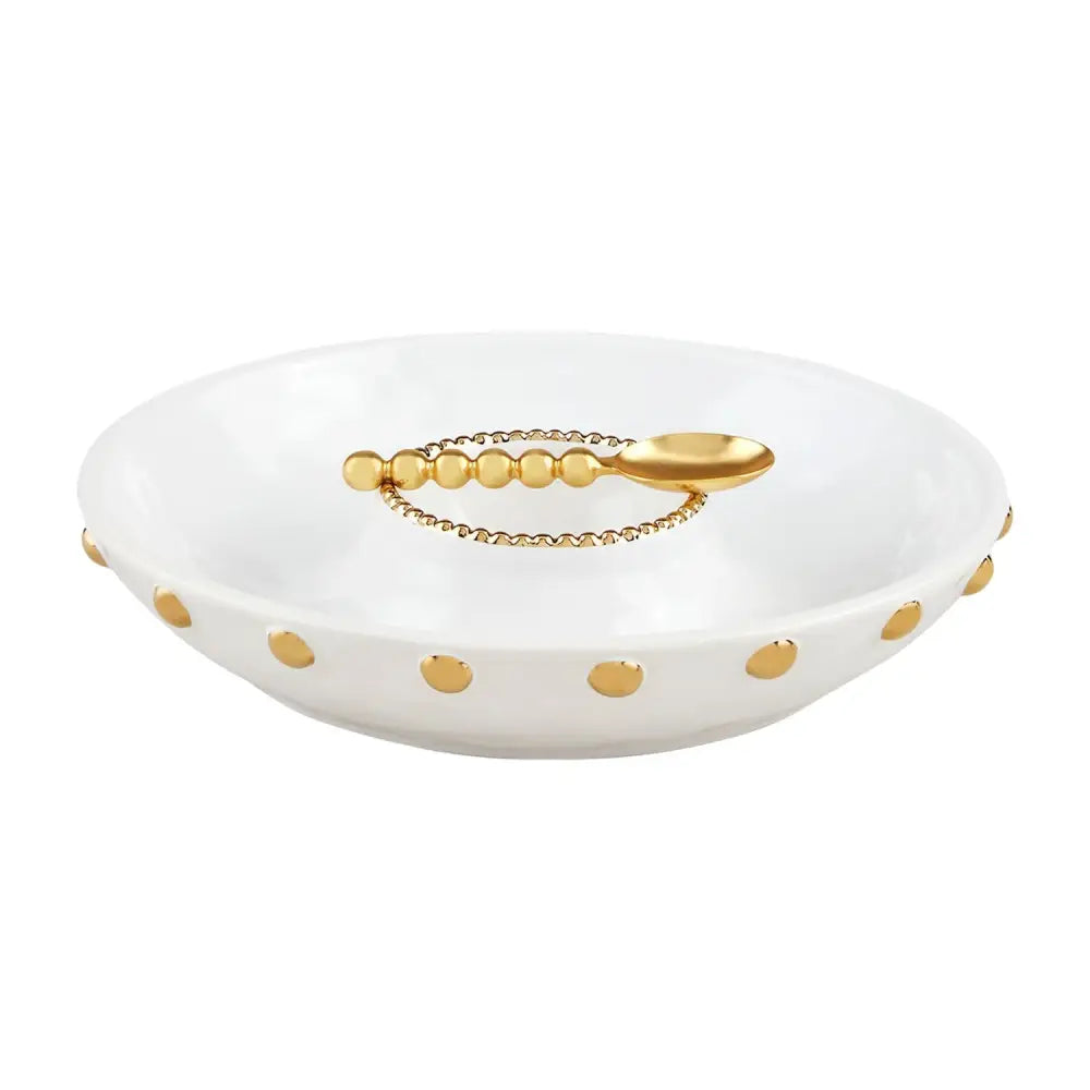 Gold Bead Chip & Dip Set - SERVEWARE