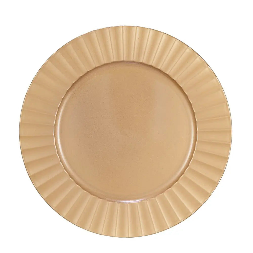 GOLD CHARGER - DINNERWARE