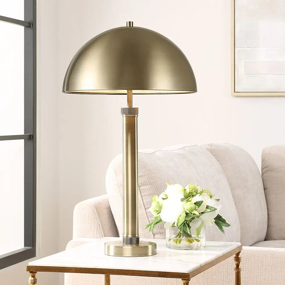 Gold Dome Lamp - Table Lamp