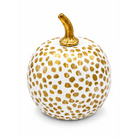 Gold Dotted Pumpkin - 4’’