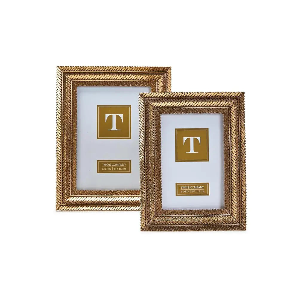 Gold Fern Picture Frame - 4x6 - Picture Frame