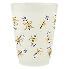 Gold Foil Frost Cups Candy Canes Set of 8 Christmas Cup