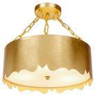 Gold Leaf Mollie Pendant - Pendant
