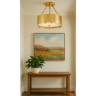 Gold Leaf Mollie Pendant - Pendant