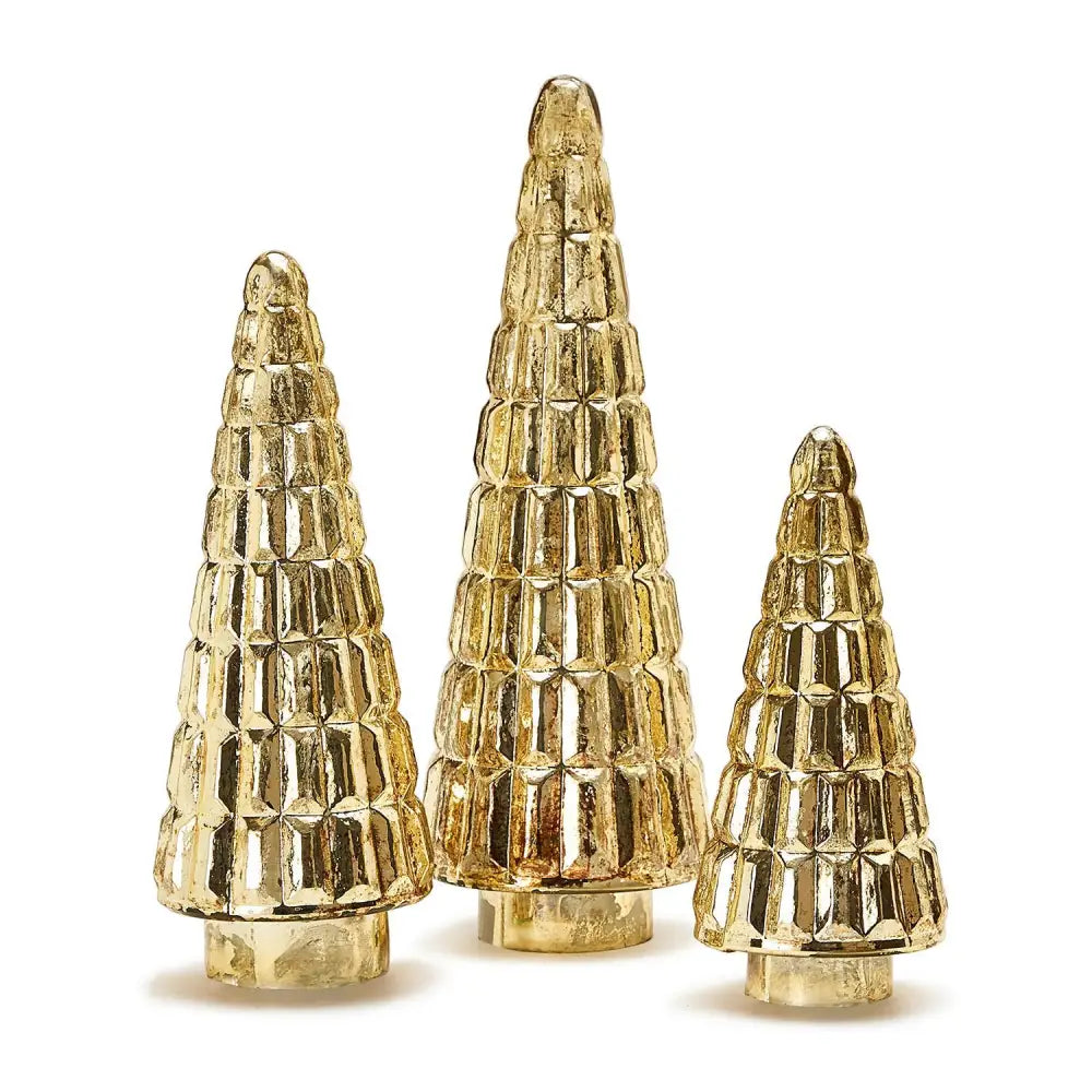 GOLD MERCURY GLASS TREE - CHRISTMAS