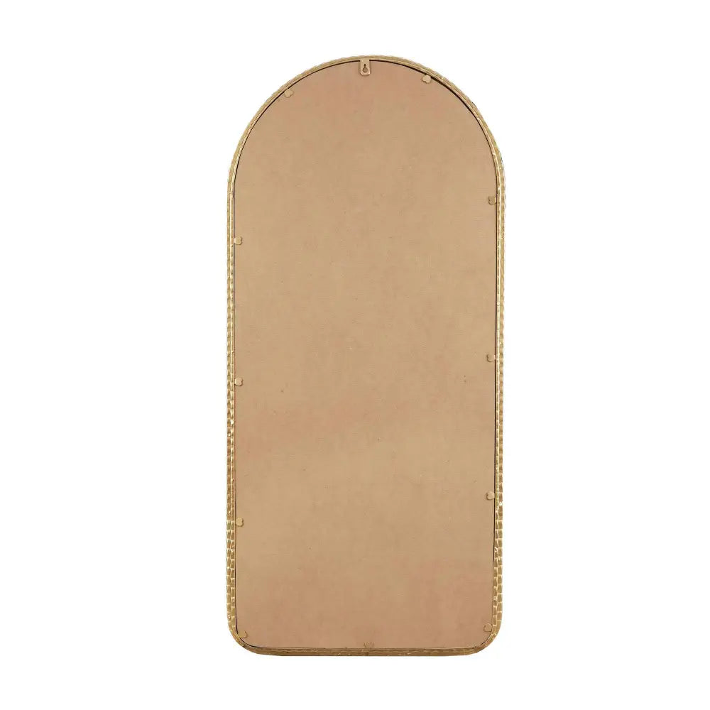 Gold Metal Arched Wall Mirror Home Decor Accents