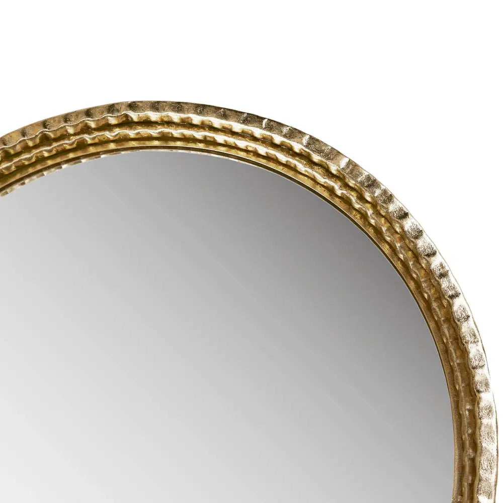 Gold Metal Arched Wall Mirror Home Decor Accents