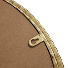 Gold Metal Arched Wall Mirror Home Decor Accents