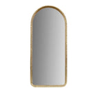 Gold Metal Arched Wall Mirror Home Decor Accents