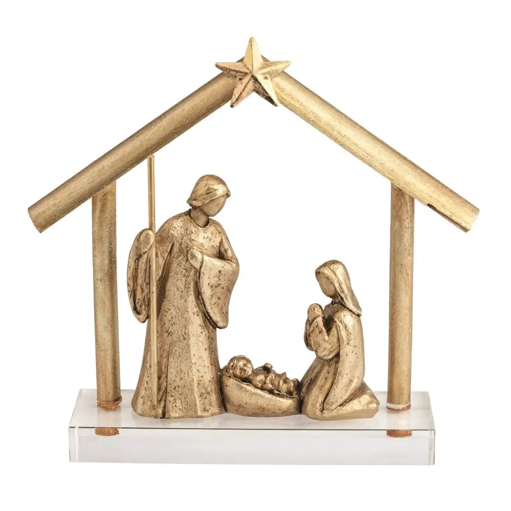 Gold Nativity Display - Nativity