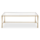 Gold Rectangle Coffee Table - Coffee Table