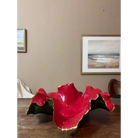 Gold Rim Holiday Blossom Bowl