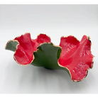 Gold Rim Holiday Blossom Bowl