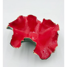 Gold Rim Holiday Blossom Bowl