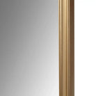 Gold Scalloped Wood Wall Mirror Home Decor