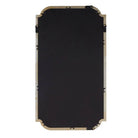 Gold Scalloped Wood Wall Mirror Home Decor